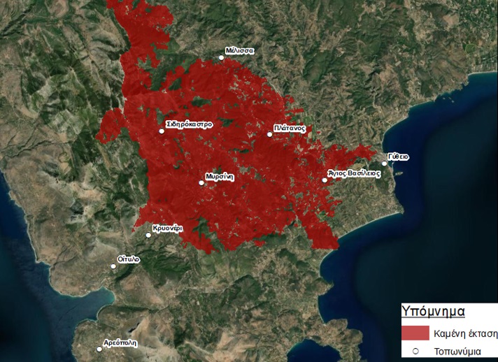 kamenes ektaseis Mani