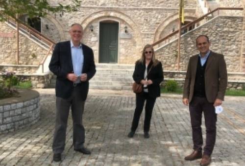 Το Ινστιτούτο Βυζαντινών Σπουδών Μυστρά επισκέφθηκε ο Π. Δούκας