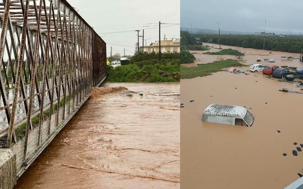 &Pi;&lambda;&eta;&mu;&mu;ύ&rho;&epsilon;&sigmaf;, &alpha;&delta;&iota;ά&beta;&alpha;&tau;&omicron;&iota; &delta;&rho;ό&mu;&omicron;&iota; &kappa;&alpha;&iota; &zeta;&eta;&mu;&iota;έ&sigmaf; &sigma;&tau;&omicron;&nu; &Delta;. &Epsilon;&upsilon;&rho;ώ&tau;&alpha;
