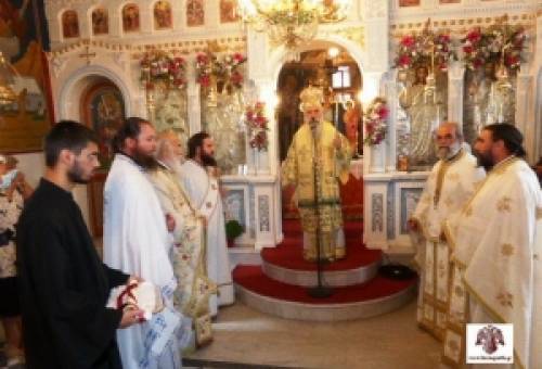 Λαμπρή πανήγυρη στον Ι.Ν. Παναγίας Γιάτρισσας Κοκκινόραχης