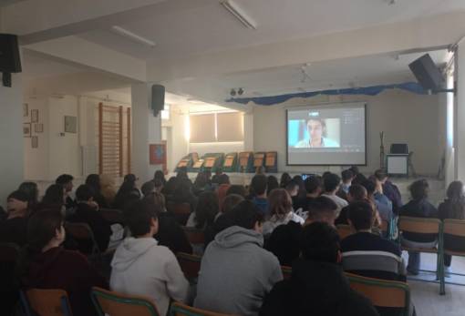 Μάθημα αξιών και αθλητικού ιδεώδους από τον Νάσο Γκαβέλα στο ΓΕΛ Νεάπολης