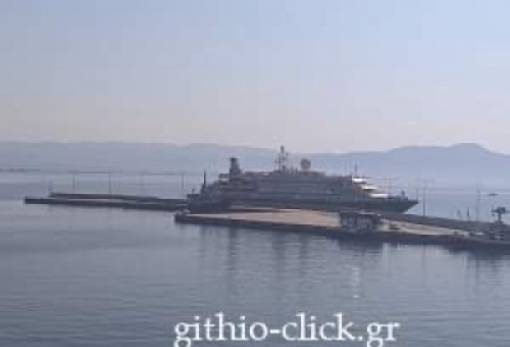Το πρώτο κρουαζιερόπλοιο στο Γύθειο