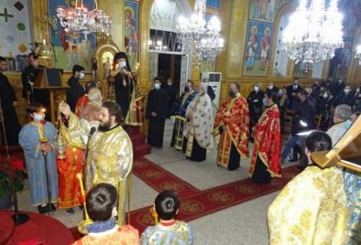 Με εκκλησιαστική λαμπρότητα  η πανήγυρη στην Αγ. Βαρβάρα Καλογωνιάς (ΦΩΤΟ)
