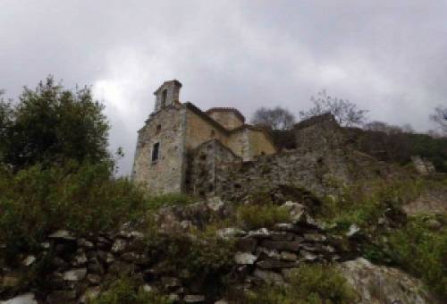 Ο Χρήστος στη μονή Παναγίας Βαϊδενίτσας ή Βοϊδενίτσας (Ταΰγετος)