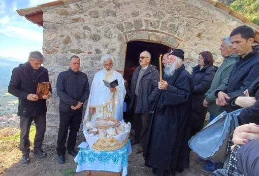 Ο βυζαντινός Μυστράς γιόρτασε την Υπαπαντή του Κυρίου
