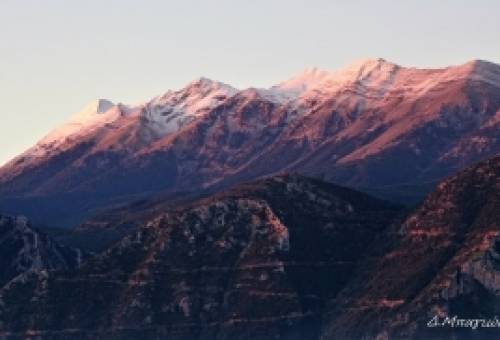 Στα λευκά η ψηλότερη κορυφή του Ταϋγέτου (ΦΩΤΟ)