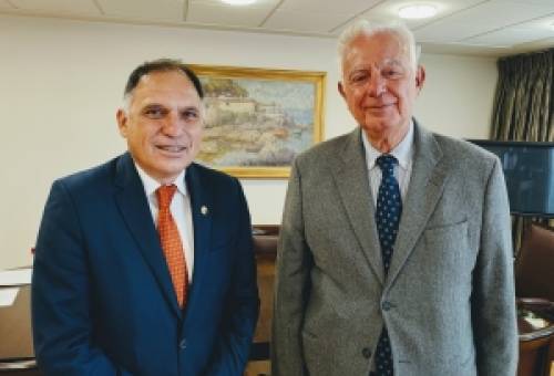 Συνάντηση Ν. Κρητικού με τον Αντιπρόεδρο της Κυβέρνησης Π. Πικραμμένο