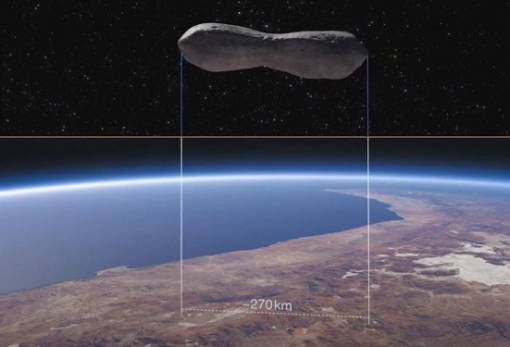 Μοναδικές εικόνες από αστεροειδή «Κλεοπάτρα» που μοιάζει με κόκαλο σκύλου