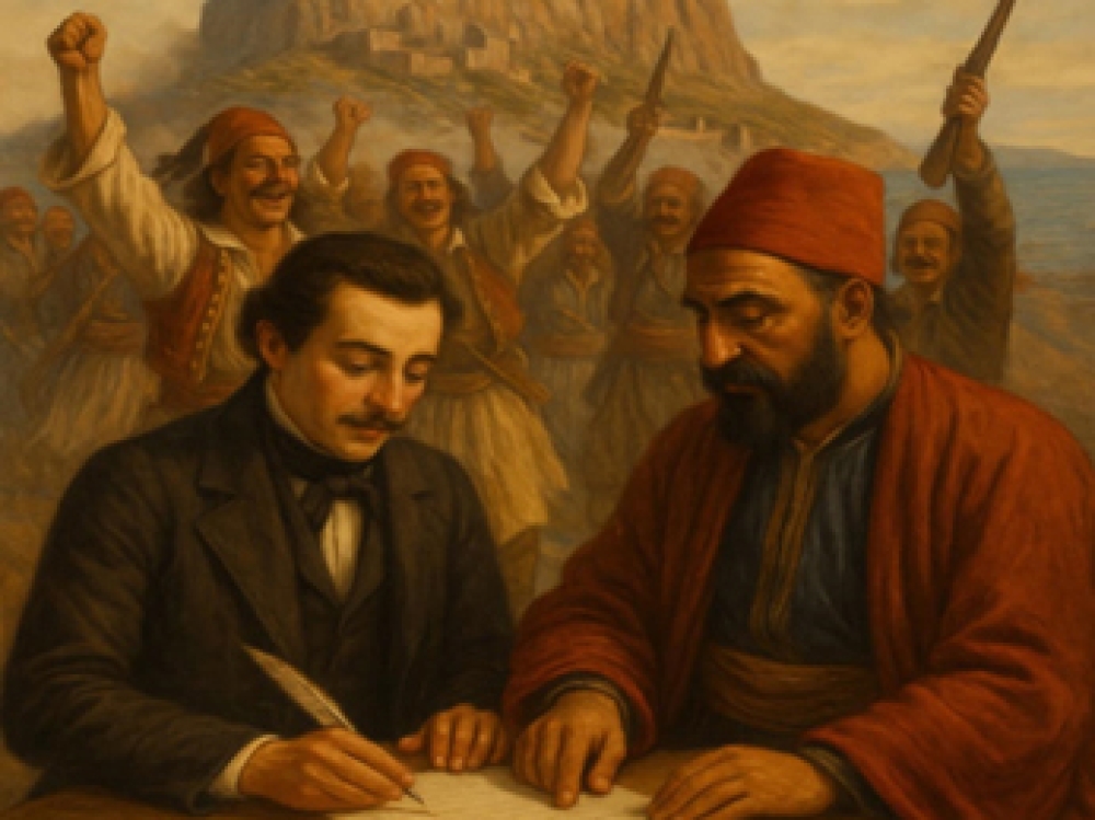 23 &Iota;&omicron;&upsilon;&lambda;ί&omicron;&upsilon; 1821: &Eta; &Alpha;&pi;&epsilon;&lambda;&epsilon;&upsilon;&theta;έ&rho;&omega;&sigma;&eta; &tau;&eta;&sigmaf; &Mu;&omicron;&nu;&epsilon;&mu;&beta;&alpha;&sigma;&iota;ά&sigmaf;