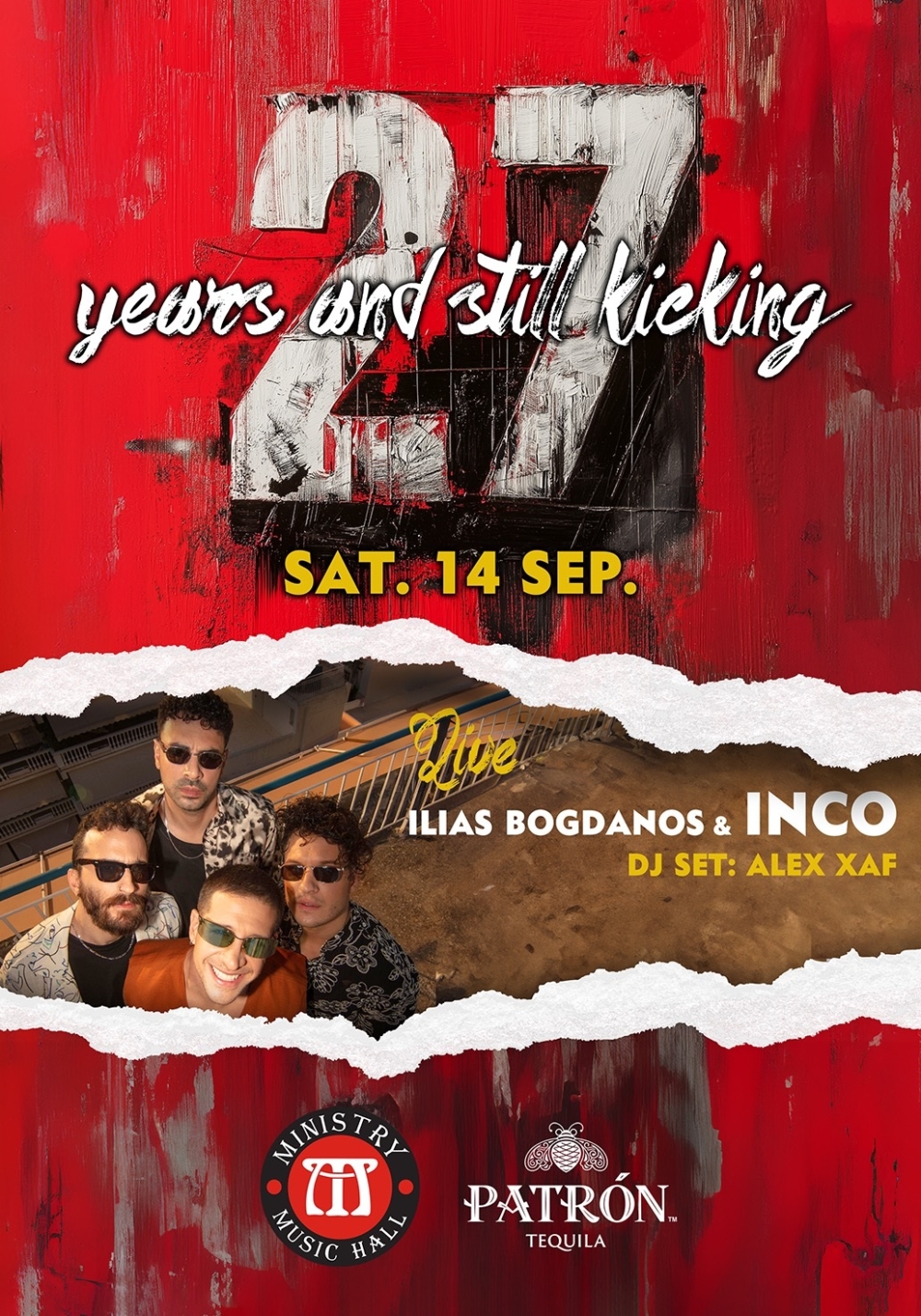 &Eta;&lambda;ί&alpha;&sigmaf; &Mu;&pi;ό&gamma;&delta;&alpha;&nu;&omicron;&sigmaf; &kappa;&alpha;&iota; Inco live &tau;&omicron; &Sigma;ά&beta;&beta;&alpha;&tau;&omicron; &sigma;&tau;&omicron; Ministry Music Hall