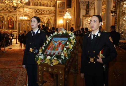 Το Πυροσβεστικό Σώμα τιμά τους Αγίους Τρεις εν Καμίνω Παίδες στη Σπάρτη
