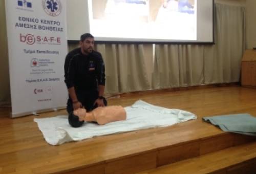 Σεμινάριο Πρώτων Βοηθειών από το ΕΚΑΒ για την Αστυνομία στη Σπάρτη (Φωτο)