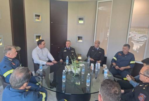 Επιβεβαίωσαν την αγαστή συνεργασία ΠΕ Λακωνίας και Πυροσβεστική