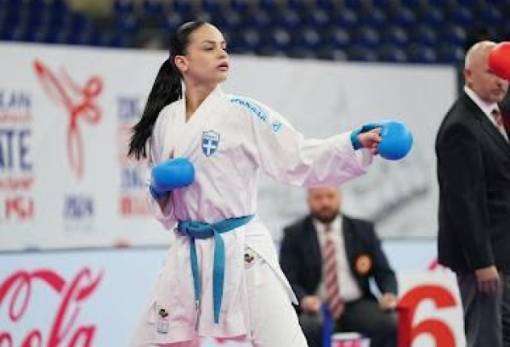 Έβδομη σε Παγκόσμιο Κύπελλο Καράτε η Μανιάτισσα Μ. Παυλίτινα