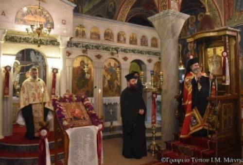 Η Ακολουθία του «Ακάθιστου Ύμνου» στην Ι. Μ. Μάνης