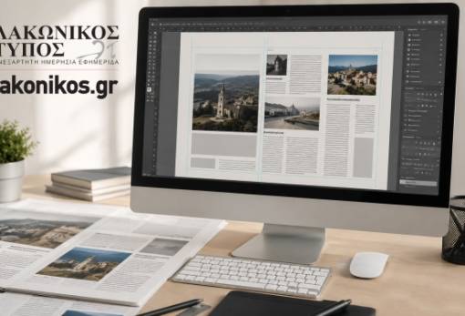 Ο Λακωνικός Τύπος αναζητά Γραφίστρια/Γραφίστα για απογευματινή απασχόληση