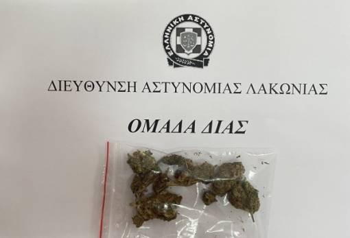 Με κάνναβη πιάστηκαν δύο άτομα στη Σπάρτη