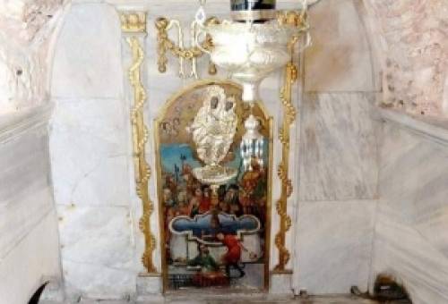 Ο Φίλιππος στη μονή της Παναγίας της Μπαλουκλιώτισσας