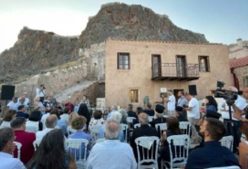 Λαμπρά τα εγκαίνια του Μουσείου Γιάννη Ρίτσου στη Μονεμβασιά