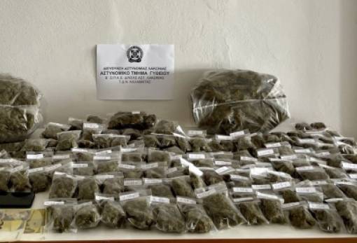 Στα «δίχτυα» της ΕΛΑΣ για διακίνηση ναρκωτικών στη Μάνη (ΦΩΤΟ)