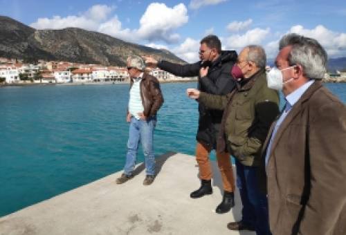 Επιθεώρηση Τζινιέρη σε έργα στη Μονεμβασιά (ΦΩΤΟ)