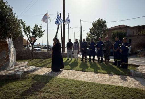 Σε κλίμα συγκίνησης το ετήσιο μνημόσυνο  για τον Πύραρχο Κ. Καστρή στο Γύθειο