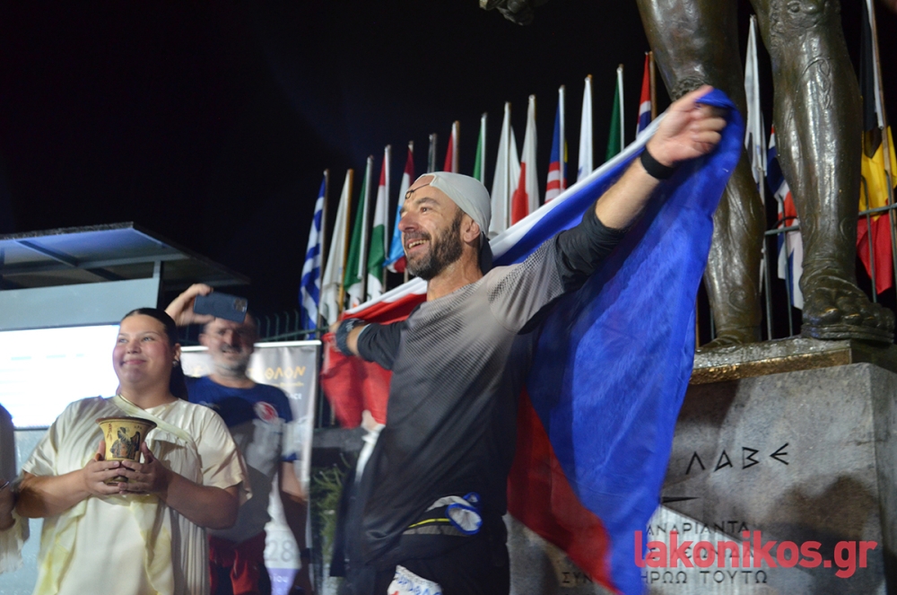 &Nu;&iota;&kappa;&eta;&tau;ή&sigmaf; &tau;&omicron;&upsilon; 43&omicron;&upsilon; &laquo;&Sigma;&pi;ά&rho;&tau;&alpha;&theta;&lambda;&omicron;&nu;&raquo; &omicron; &Tau;&sigma;έ&chi;&omicron;&sigmaf; &upsilon;&pi;&epsilon;&rho;&alpha;&theta;&lambda;&eta;&tau;ή&sigmaf; Brunner Radek