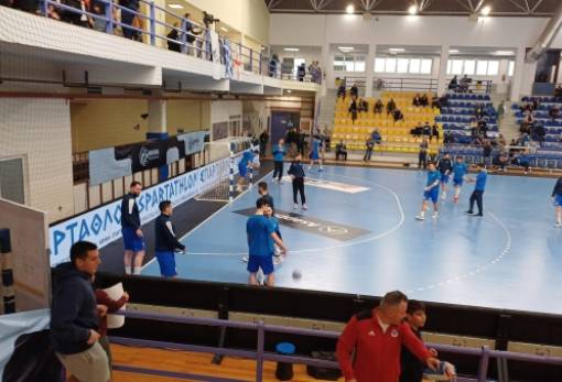 Υποστηρικτής των Εθνικών ομάδων στο Χάντμπολ το Σπάρταθλον