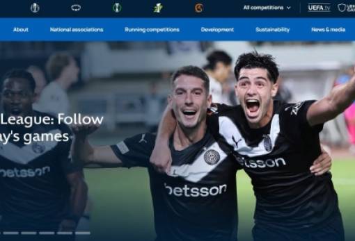 «Πρωτοσέλιδο» στο uefa.com ο Γ. Κανελλόπουλος!