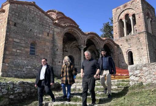 Έργα σε Μυστρά και σε οδικούς άξονες στη Λακωνία επιθεώρησε ο Πτωχός