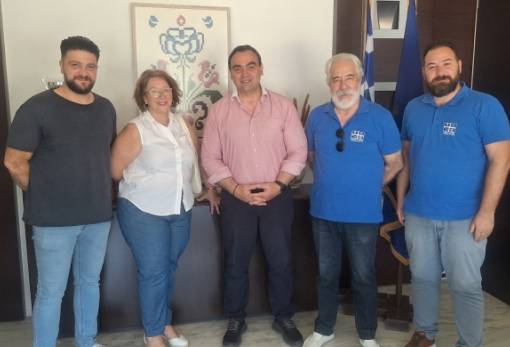 Επαφή Βερούτη με μέλη του Συλλόγου Ιστορικής Αναβίωσης Σπάρτης