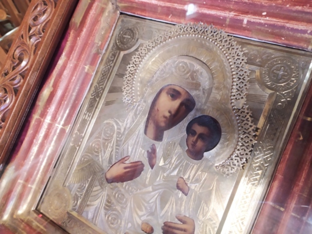 &Pi;&alpha;&nu;&alpha;&gamma;ί&alpha; &eta; &Epsilon;&sigma;&phi;&alpha;&gamma;&mu;έ&nu;&eta;. &Iota;&epsilon;&rho;ό&sigmaf; &Nu;&alpha;ό&sigmaf; &Alpha;&gamma;ί&omicron;&upsilon; &Nu;ί&kappa;&omega;&nu;&omicron;&sigmaf; &Sigma;&pi;ά&rho;&tau;&eta;&sigmaf;