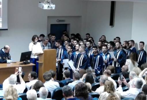 Ορκωμοσία αποφοίτων του Τμήματος Ψηφιακών Συστημάτων στη Σπάρτη