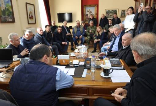 Κακοκαιρία «Byron»: Ευρεία σύσκεψη στο Γύθειο για τη διαδικασία αποζημιώσεων