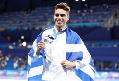 Ασημένιο μετάλλιο για την Ελλάδα από τον Χρήστου στα 200μ ύπτιο