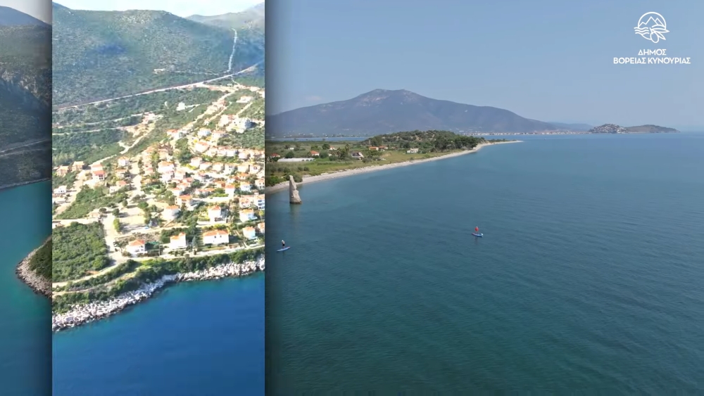 Ατελείωτες βουτιές στις παραλίες της Βόρειας Κυνουρίας (ΒΙΝΤΕΟ)