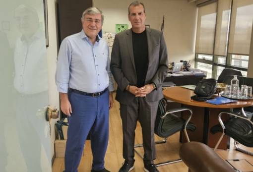 Συνάντηση δημάρχου Σπάρτης με τον γγ Διαχείρισης Αποβλήτων Μ. Γραφάκο