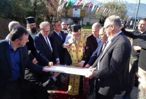 Θεμελιώθηκε ο Ναός του Αγίου Ανανία στη Σπάρτη