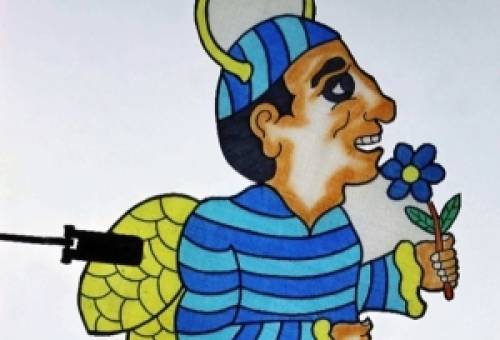 Είναι μπλε και κάνει μπίου μπίου