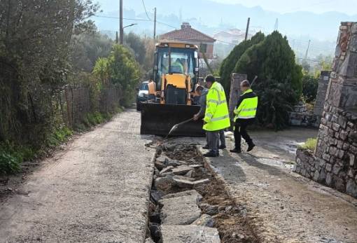 Άμεση αποκατάσταση δημοτικής οδού στο Αφυσσού