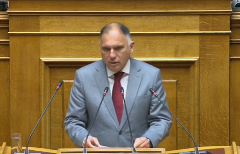 &Omicron;&mu;&iota;&lambda;ί&alpha; &Nu;. &Kappa;&rho;&eta;&tau;&iota;&kappa;&omicron;ύ &epsilon;&pi;ί &tau;&omega;&nu; &laquo;&rho;&upsilon;&theta;&mu;ί&sigma;&epsilon;&omega;&nu; &gamma;&iota;&alpha; &epsilon;&nu;ί&sigma;&chi;&upsilon;&sigma;&eta; &tau;&eta;&sigmaf; &Delta;&eta;&mu;ό&sigma;&iota;&alpha;&sigmaf; &Upsilon;&gamma;&epsilon;ί&alpha;&sigmaf;&raquo;