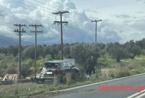ΙΧ «έφυγε» εκτός δρόμου στο ύψος του ΚΕΕΜ