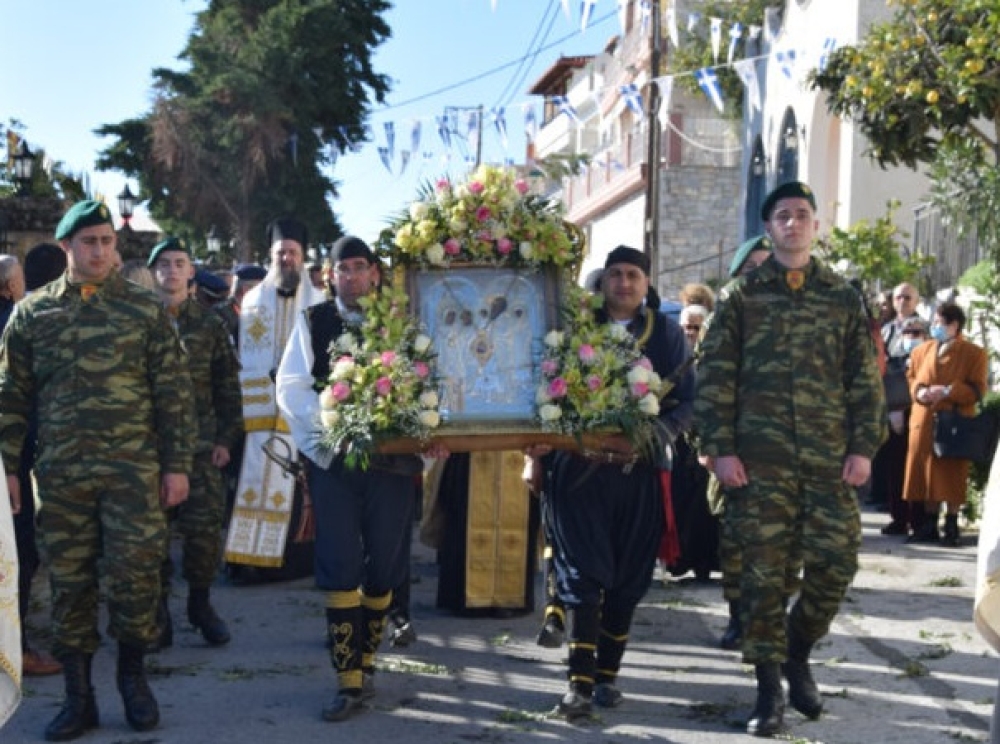 &Tau;&eta;&nu; &pi;&omicron;&lambda;&iota;&omicron;ύ&chi;&omicron; &tau;&omicron;&upsilon; &Upsilon;&pi;&alpha;&pi;&alpha;&nu;&tau;ή &tau;&omicron;&upsilon; &Kappa;&upsilon;&rho;ί&omicron;&upsilon; &gamma;&iota;&omicron;&rho;&tau;ά&zeta;&epsilon;&iota; &tau;&omicron; &Gamma;ύ&theta;&epsilon;&iota;&omicron;