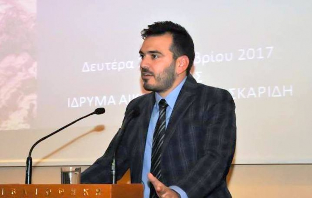 &Sigma;&eta;&mu;&alpha;&nu;&tau;&iota;&kappa;ή &delta;&iota;ά&kappa;&rho;&iota;&sigma;&eta; &tau;&omicron;&upsilon; &Nu;. &Kappa;&alpha;&rho;&mu;&omicron;ί&rho;&eta; &sigma;&epsilon; &lambda;&omicron;&gamma;&omicron;&tau;&epsilon;&chi;&nu;&iota;&kappa;ό &delta;&iota;&alpha;&gamma;&omega;&nu;&iota;&sigma;&mu;ό