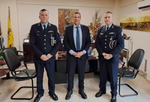 Επαφή γνωριμίας Βακαλόπουλου με τον νέο Αστυνομικό Διευθυντή Λακωνίας