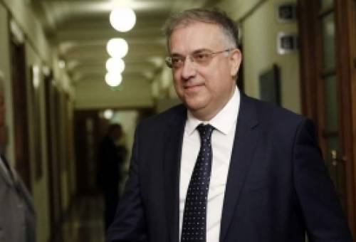 Ο Τάκης Θεοδωρικάκος στη Σπάρτη