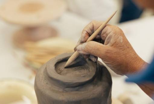 Εργαστήριο πηλοπλαστικής στη Βαμβακού