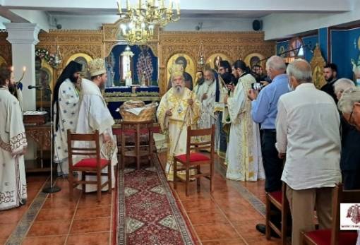 Ο εορτασμός των ονομαστηρίων του Μητροπολίτη Ευσταθίου στους Μολάους