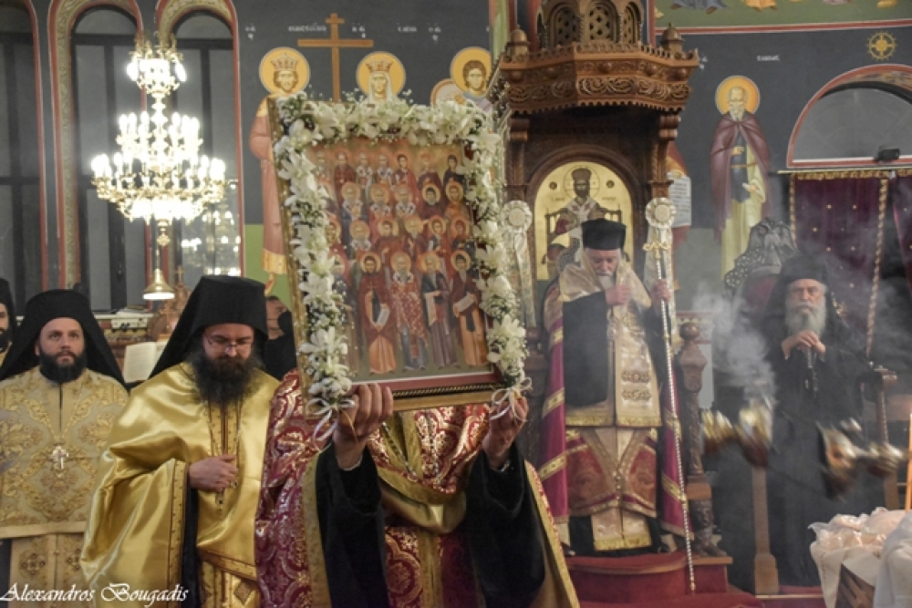 &Epsilon;&omicron;&rho;&tau;&alpha;&sigma;&mu;ό&sigmaf; &tau;&omega;&nu; &Lambda;&alpha;&kappa;ώ&nu;&omega;&nu; &Alpha;&gamma;ί&omega;&nu; &sigma;&tau;&omicron;&nu; &Iota;&Nu; &Alpha;&gamma;. &Nu;&iota;&kappa;&omicron;&lambda;ά&omicron;&upsilon; &Sigma;&pi;ά&rho;&tau;&eta;&sigmaf;