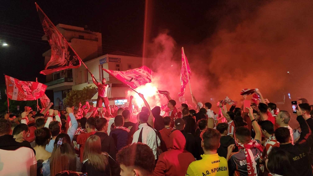 &laquo;&Kappa;ά&eta;&kappa;&epsilon;&raquo; &eta; &Sigma;&pi;ά&rho;&tau;&eta; &gamma;&iota;&alpha; &tau;&omicron;&nu; &theta;&rho;ί&alpha;&mu;&beta;&omicron; &tau;&omicron;&upsilon; &Omicron;&lambda;&upsilon;&mu;&pi;&iota;&alpha;&kappa;&omicron;ύ (VIDEO-&Phi;&Omega;&Tau;&Omicron;)